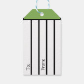 かわいいラバーアヒル赤ちゃんシャワー ギフトタグ (裏面)