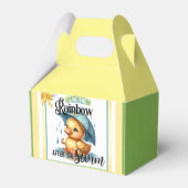 かわいいラバーアヒル赤ちゃんシャワー フェイバーボックス (裏面サイド)