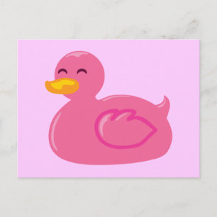 かわいいラバーダッキー ポストカード
