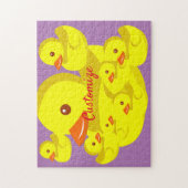 かわいいラバーダックサンダー_コーブ ジグソーパズル (縦)