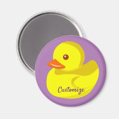 かわいいラバーダックサンダー_コーブ マグネット (正面/裏面)