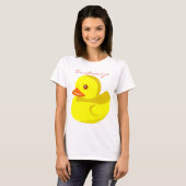 かわいいラバーダックサンダー_コーブ Tシャツ (正面フル)