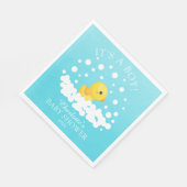 かわいいラバーダックベビーシャワー紙ナプキンス スタンダードランチョンナプキン (角)