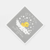 かわいいラバーダックベビーシャワー紙ナプキンス スタンダードランチョンナプキン (角)