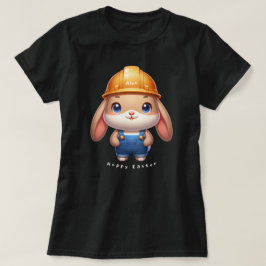 かわいいラビットエンジニアホッピイースター名前をカスタムするBL Tシャツ