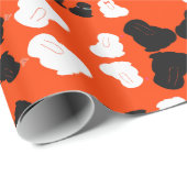 かわいいラビットハロウィーンギフトラッピング紙 ラッピングペーパー (ロールコーナー)