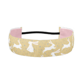 かわいいラビットパターンデザイン アスレチックヘッドバンド