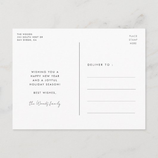 かわいいラフ年の犬の写真の休日 ポストカード (裏面)