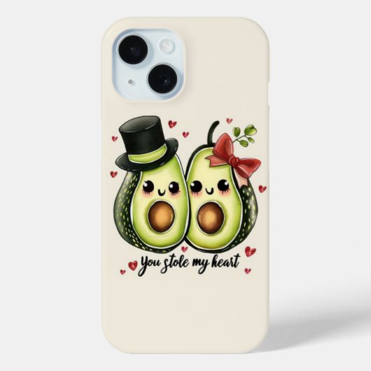 かわいいラブなデザインのスマホケース Case-Mate iPhoneケース (裏面)