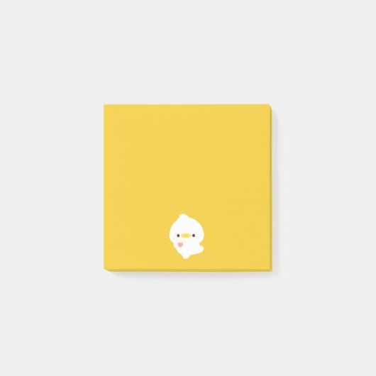 かわいいラブアヒル ポストイット (正面)