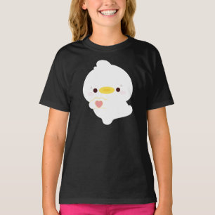 かわいいラブアヒル Tシャツ