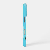 かわいいラブウミガメ | 愛らしい漫画カップル iPhoneケース (右側面)