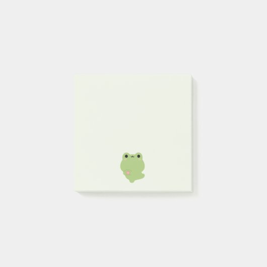 かわいいラブカエル ポストイット (正面)