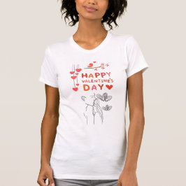 かわいいラブカップル Tシャツ
