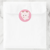 かわいいラブコウ ラウンドシール (バッグ)