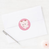 かわいいラブコウ ラウンドシール (封筒)