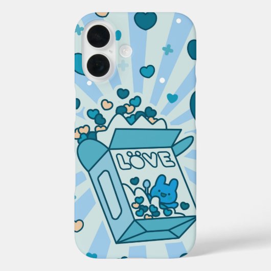 かわいいラブシリアルボックス Case-Mate iPhoneケース (裏面)