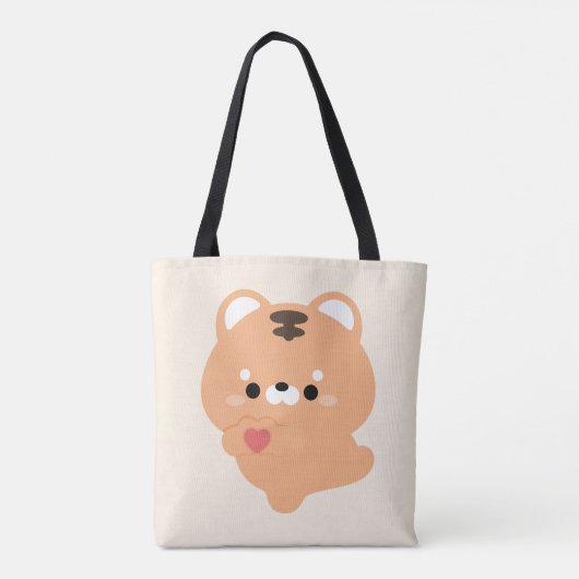 かわいいラブタイガー トートバッグ (裏面)