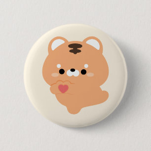 かわいいラブタイガー 缶バッジ