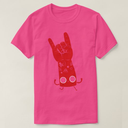 かわいいラブデスメタル Tシャツ (デザイン正面)
