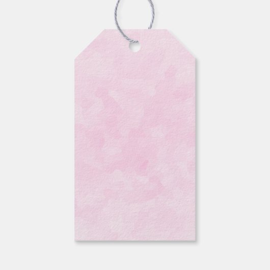 かわいいラブトラック運のバレンタインデー ギフトタグ (裏面)