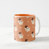 かわいいラブトルティーキャット ツートーンマグカップ (正面右)