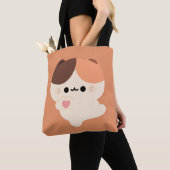 かわいいラブトーチネコ トートバッグ (クローズアップ)