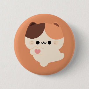 かわいいラブトーチネコ 缶バッジ