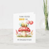 かわいいラブバグ バレンタインデーのカード 友達へ シーズンカード (正面)