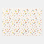 かわいいラブバグ ラッピングペーパーシート (正面2)