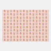 かわいいラブバグ ラッピングペーパーシート (正面)