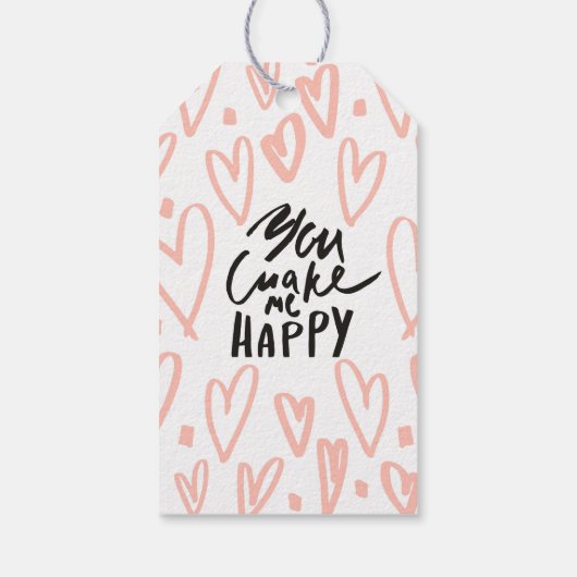 かわいいラブバニー | バレンタインギフトタグ ギフトタグ (裏面)