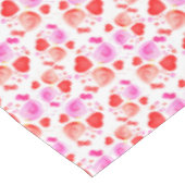 かわいいラブバードの水彩画テーブルクロス テーブルクロス (アングル)