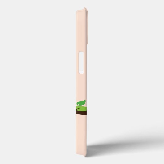 かわいいラブフクロウと名前をカスタムする Case-Mate iPhoneケース (裏面 / 右)