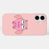 かわいいラブメッセージ フクロウ Case-Mate iPhoneケース (裏面 (横))