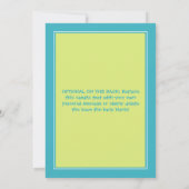 かわいいラブユーパパコラージュ写真の父のデイカード 案内状 (裏面)