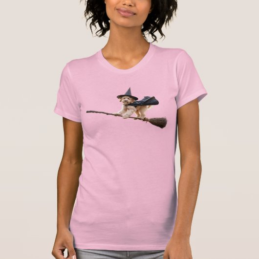 かわいいラブラドゥードル ハロウィン Tシャツ (正面)