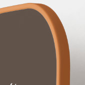 かわいいラブラドードルパーソナライズされた犬 ピックルボールラケット (左詳細)