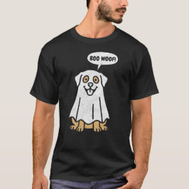 かわいいラブラドールのハロウィン幽霊犬 Tシャツ