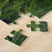 かわいいラブラドールパピイングラス ジグソーパズル (側面)