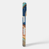 かわいいラブラドールレトリエバーステンドグラスムーン&スターズ Case-Mate iPhoneケース (裏面 / 右)