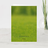 かわいいラブラドール犬と鹿の子だよ　応援カード カード (裏面)