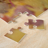 かわいいラブラドール犬イン紅葉 ジグソーパズル (側面)