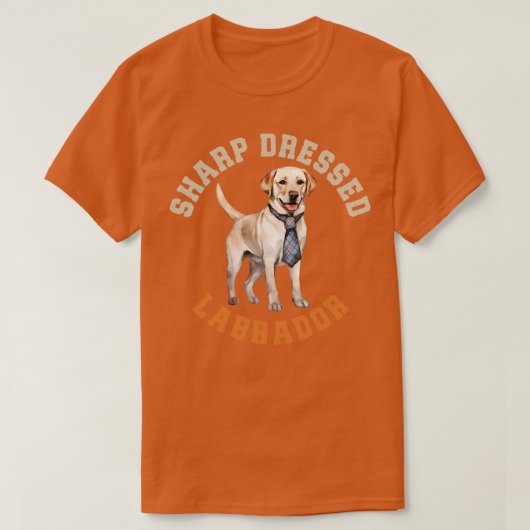 かわいいラブラドール犬 Tシャツ (デザイン正面)