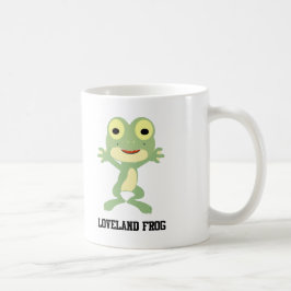 かわいいラブランドのカエル コーヒーマグカップ