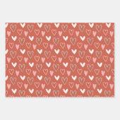 かわいいラブリップス ラッピングペーパーシート (正面2)