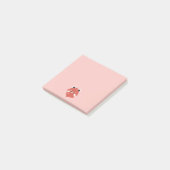 かわいいラブ レッドパンダ ポストイット (アングル)