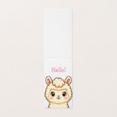 かわいいラマのイラストデザイン (外部フラット)