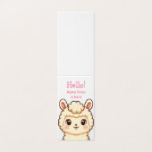 かわいいラマのイラストデザイン (外部フラット)