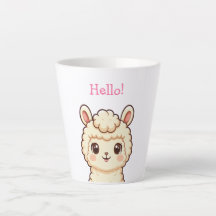 かわいいラマのイラストデザイン